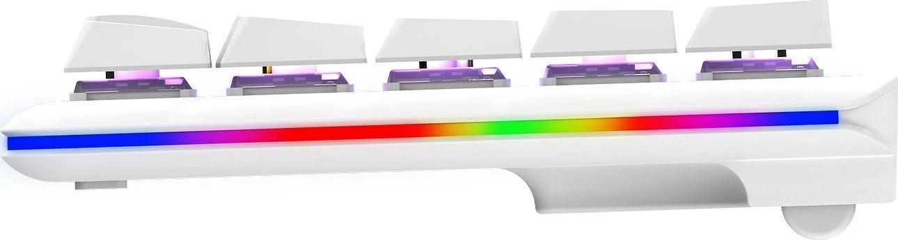 Tastierë mekanike Rampage REBEL, e bardhë