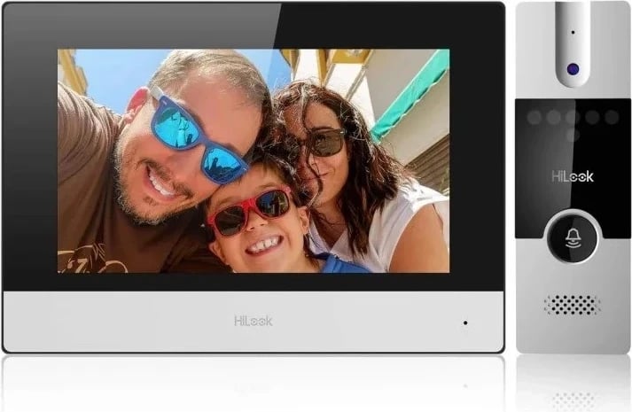 Video interkom HILOOK HD-VIS-04 me ekran 7 inç LCD TFT 1024x600px WiFi, i zi
