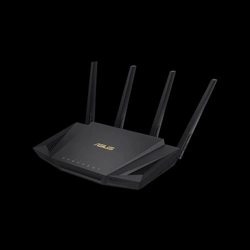 Router ASUS RT-AX58U, Wi-Fi 6, Dual-band (2.4 GHz / 5 GHz), Ethernet LAN