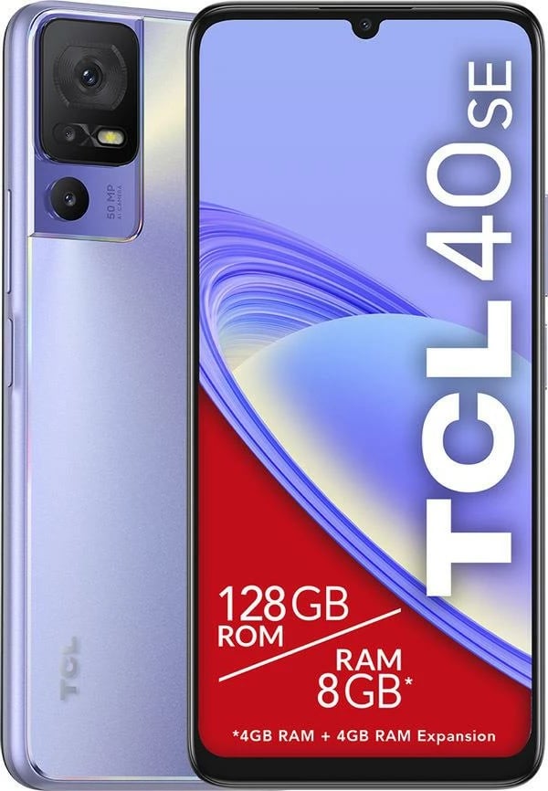 Celular TCL 40 SE 4+128GB 6.75" Purple