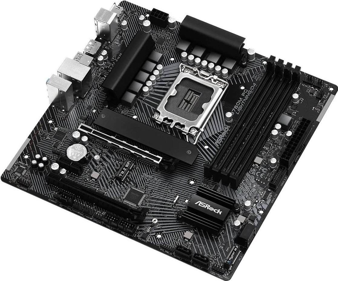 Pllakë amë ASRock B760M PG Lightning/D4, Socket 1700, DDR4