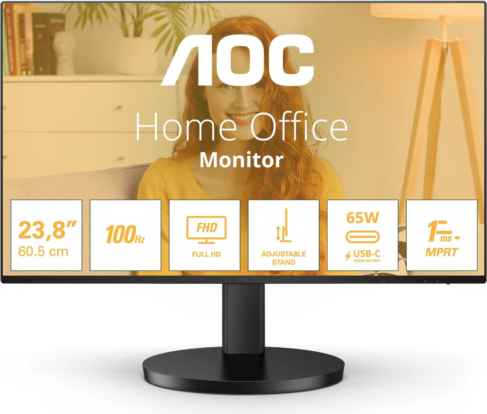 Monitor AOC B3 27B3CF2, 27", Full HD, LED, 1 ms, E zezë