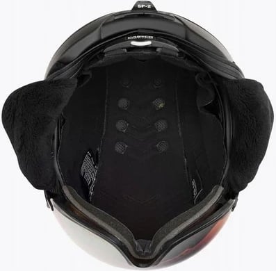 Helmetë skijimi CASCO SP-2 Carbonic Vis, L, E zezë