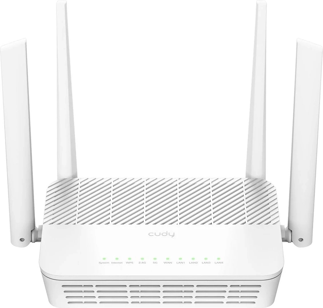 Router Cudy WR3000S, Wi-Fi 6, Dual-band, Bardhë