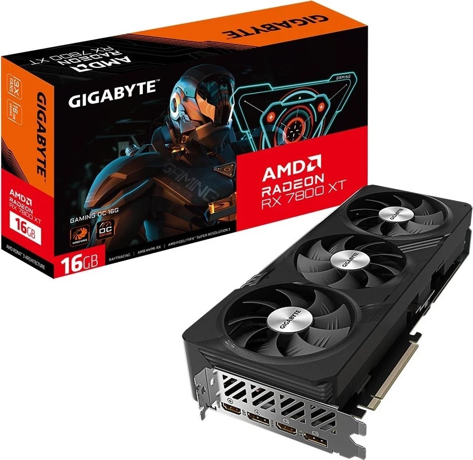 Kartë grafike Gigabyte Radeon RX 7800 XT GAMING OC 16GB