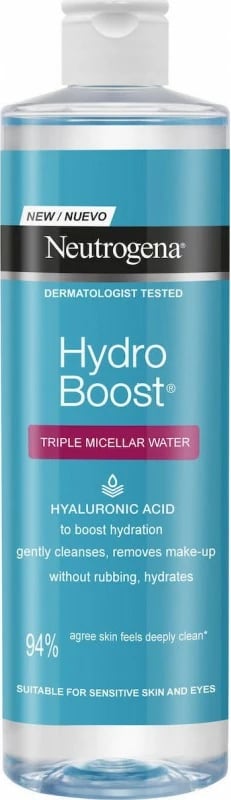 Ujë micellar Neutrogena Hydro Boost Hyaluronic Acid, 400ml