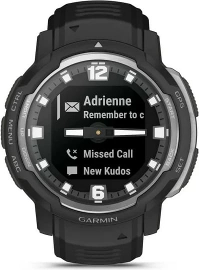 Smartwatch Garmin Instinct Crossover - Standard Edition, MIP, GPS, 65 g, e zezë