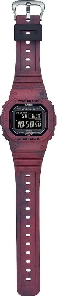 Orë dore Casio GW-B5600SL-4DR për meshkuj, ngjyrë maroon