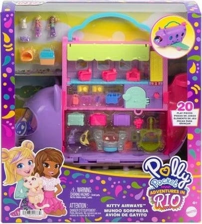 Set aeroplan Polly Pocket, HWP19, plastikë