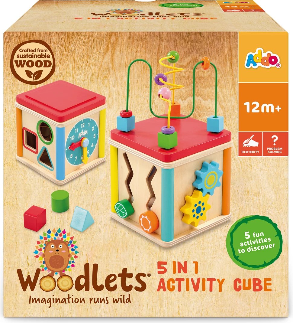 Woodlets 5-in-1 Activity Cube