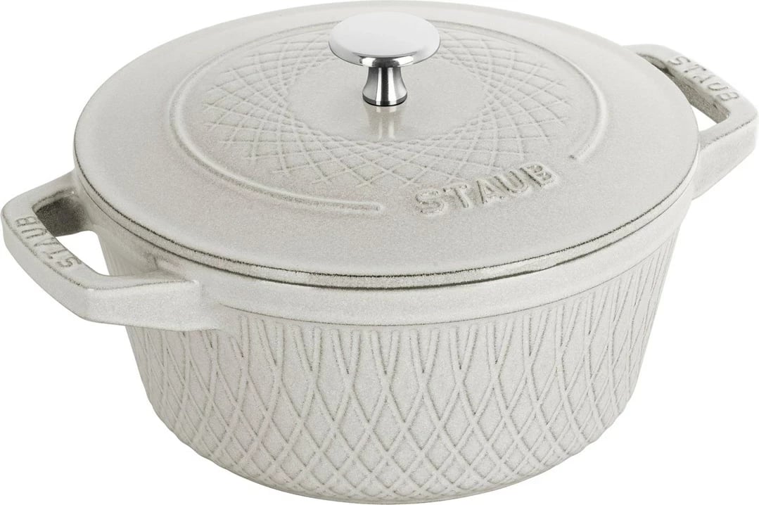 Tenxhere gize STAUB, 2.3 ltr, White Truffle