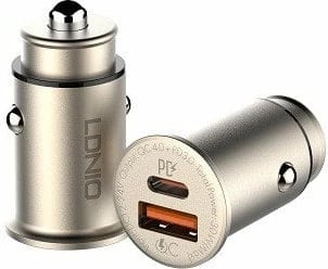 Karikues për veturë Ldnio 30W ULTRA Mini Zinc Alloy Shell Car Charger