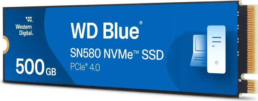 SSD Western Digital Blue SN580, 500 GB, M.2, 4000 MB/s