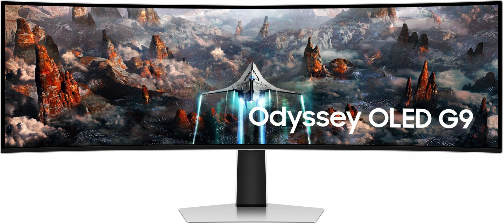 Monitor Samsung Odyssey G9 S49CG934SU Curved OLED Dual Quad HD,240Hz, silver 