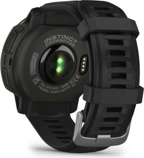 Smartwatch Garmin Instinct Crossover - Standard Edition, MIP, GPS, 65 g, e zezë