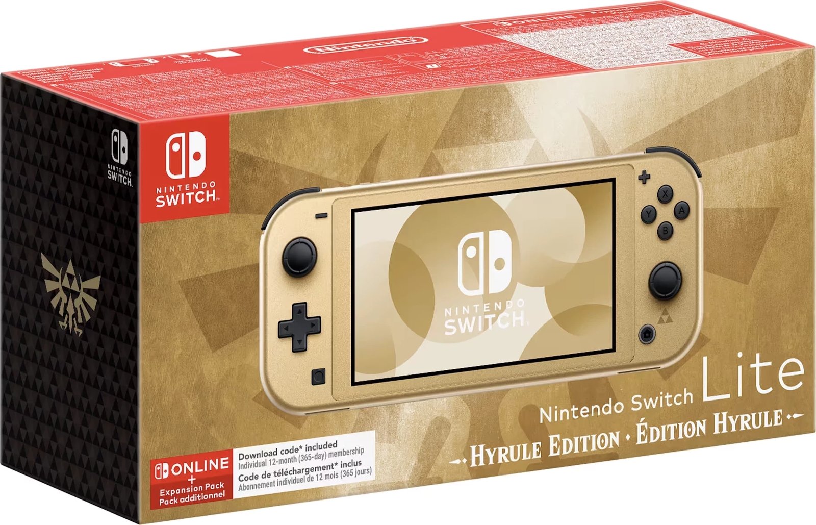 Konsolë Nintendo Switch Lite Hyrule Edition Special Edition, ngjyrë ari