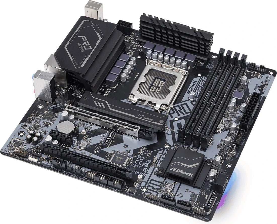 Pllakë amë ASRock B660M Pro RS, Socket 1700, micro-ATX