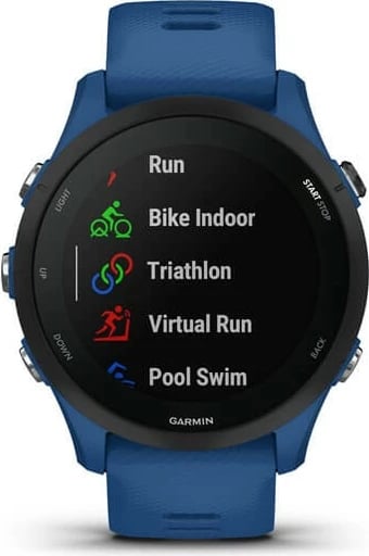 Smartwatch Garmin Forerunner 255, 4 GB, GPS, blu