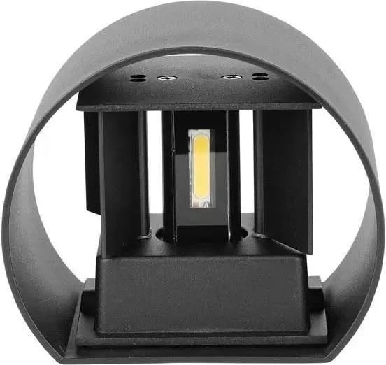 Dritë muri LED V-TAC VT-756-B, 5W, IP65, 4000K, e zezë