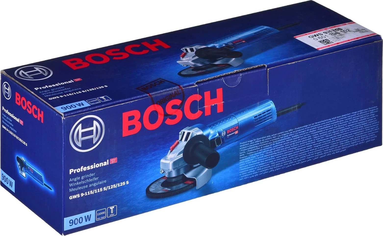 Mbrehës këndor Bosch, GWS 9-125S, 900W