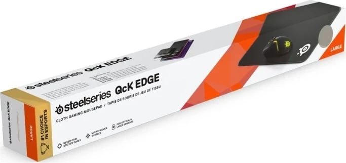 Mauspad SteelSeries QcK Edge, L, i zi