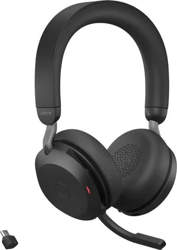 Kufje wireless Jabra Evolve 2 75 Link380a UC Stereo, të zeza 