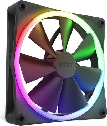 Ventilator për kasë NZXT F140 RGB, i zi