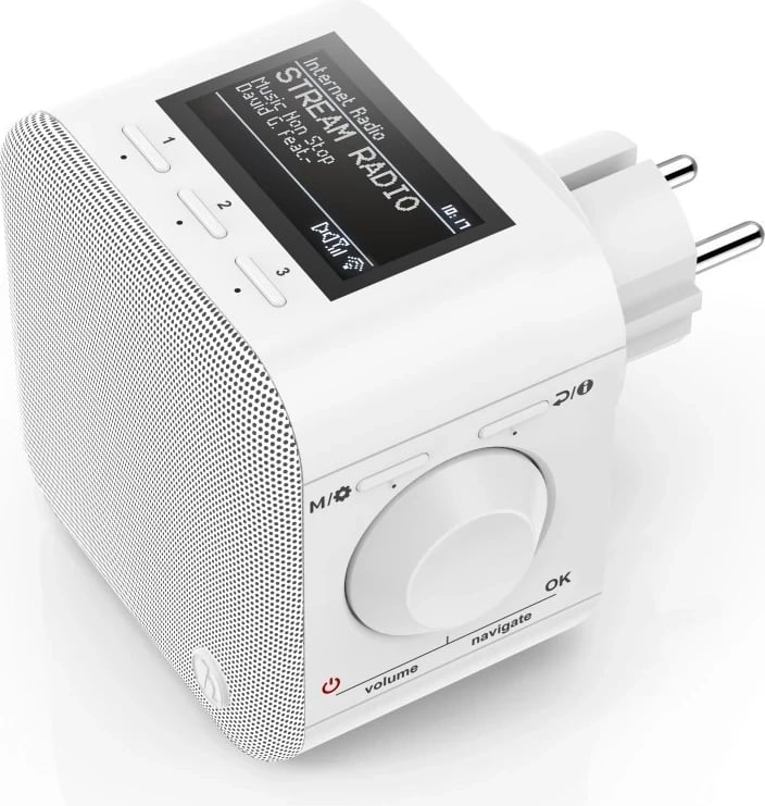 Radio Hama DIR45BT, me Bluetooth dhe Wi-Fi, ngjyrë e bardhë