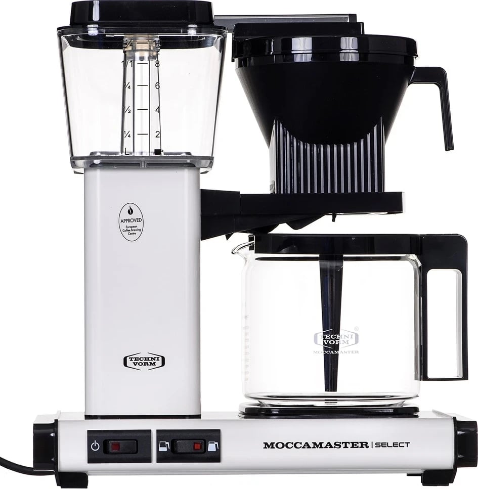 Aparat për kafe Moccamaster KBG, 1520W, 1.25L, i bardhë 