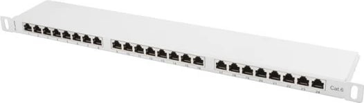 Patch panel Lanberg PPS6-0024-S, Gri