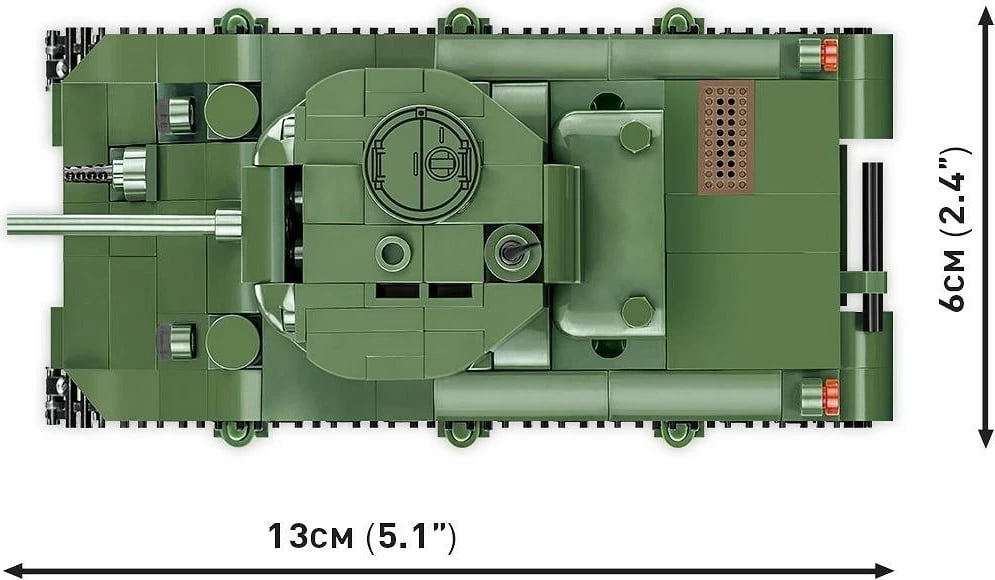 Set ndërtimi COBI Sherman M4A1, Jeshil