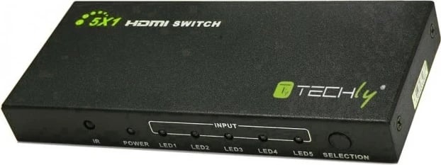 Switcher HDMI Techly, 5 portë