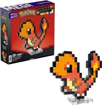 Set ndërtimi Mattel MEGA Construx Pokemon Charmander, plastikë