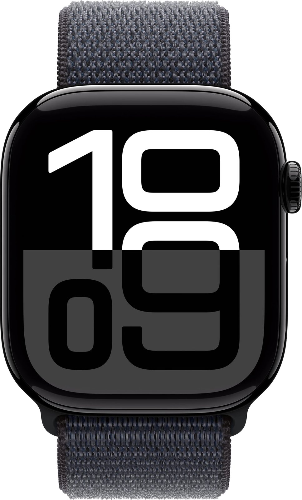 Apple Watch S10, GPS, 46mm, Jet Black Alu Case with Ink Sport Loop