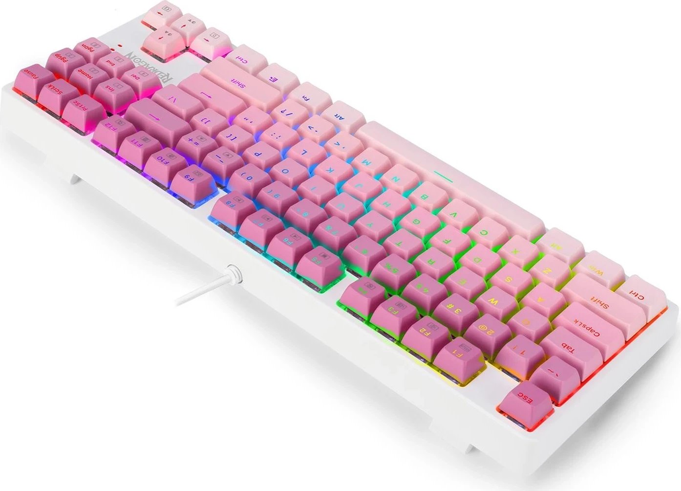 Tastierë mekanike Redragon K645W-GP-RGB, RGB, e bardhë