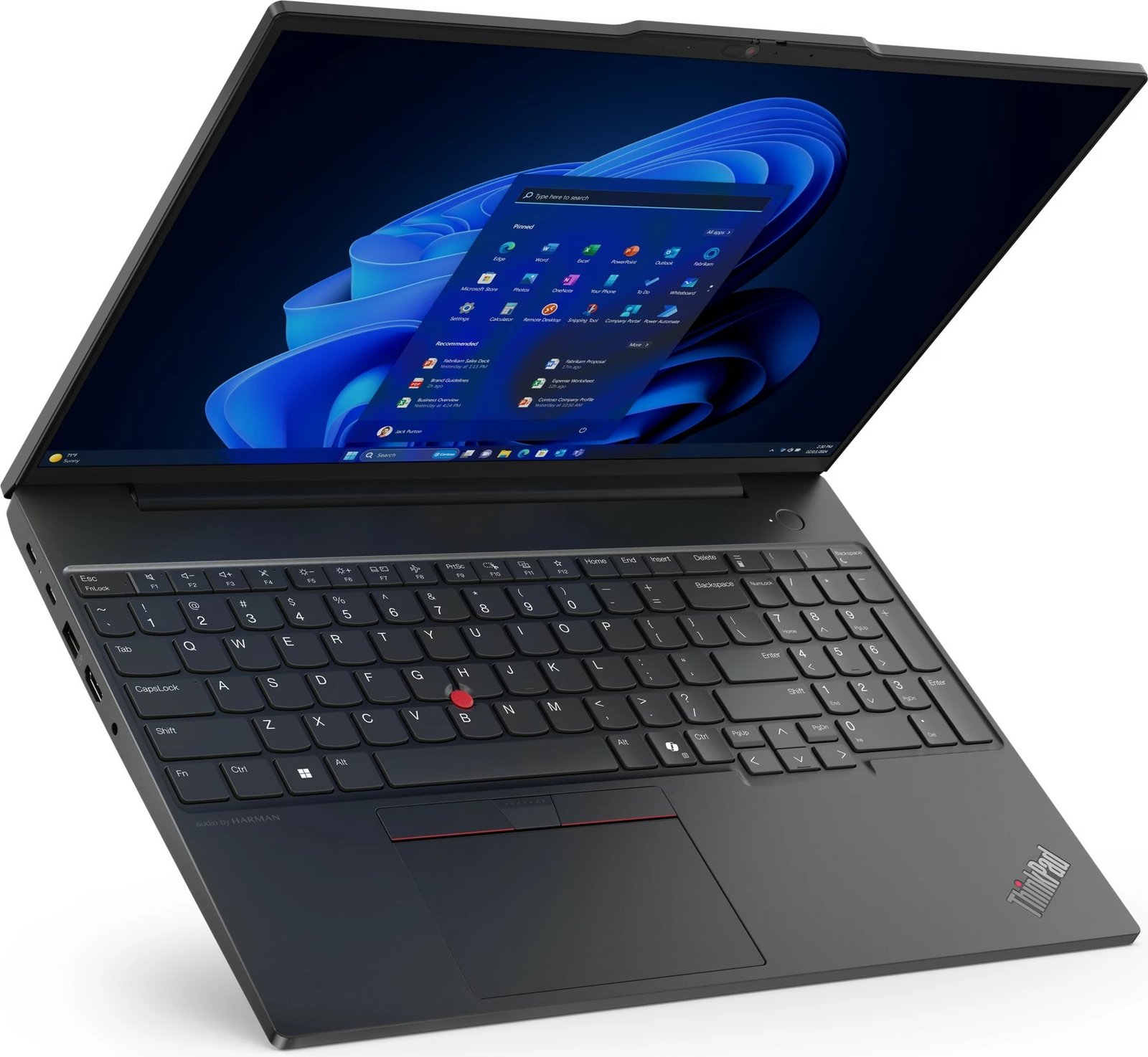 Laptop Lenovo ThinkPad E16, 16", AMD Ryzen 5, 16GB RAM, 512 GB SSD,AMD Radeon Graphics, i zi (DE keyboard)