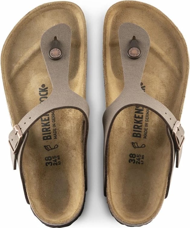 Flip-flopa për femra Birkenstock, bezhë/krem