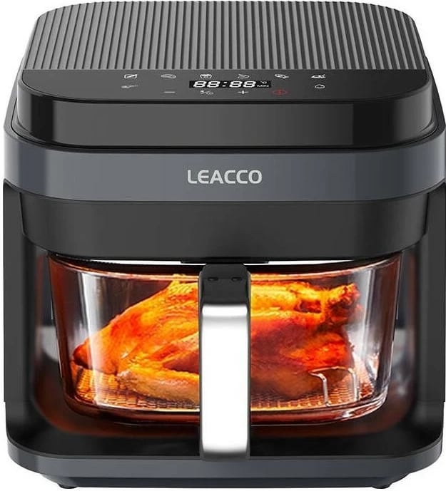 Fritezë ajri Leacco AF018, 5.5L, 1200W, e zezë