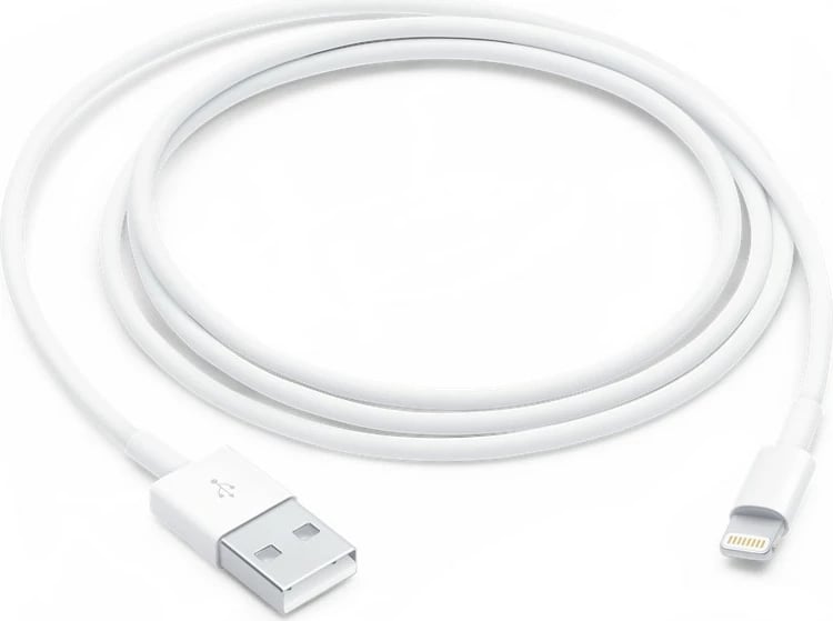 Kabëll Apple Lightning në USB 1m, bardhë