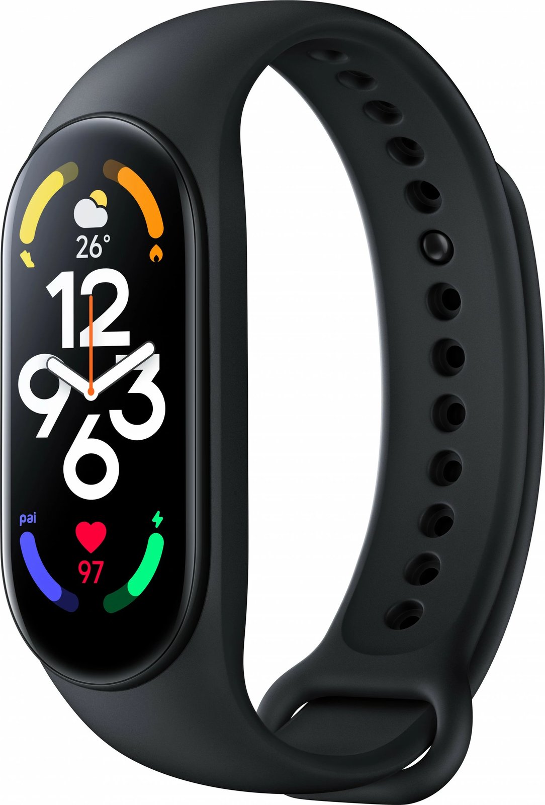 Smartwatch Xiaomi Smart Band 7, 1.62", AMOLED, 180 mAh, e zezë