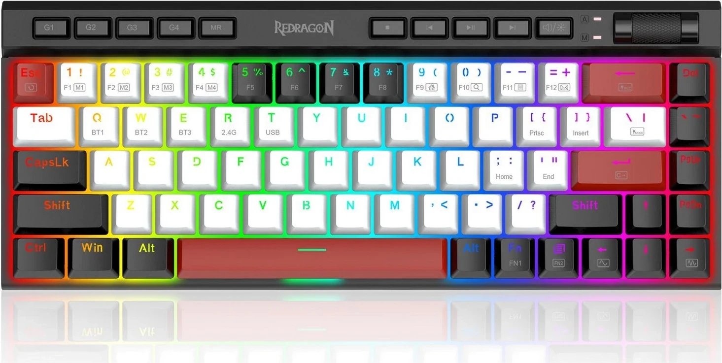 Tastierë Redragon K635WBR-RGB-PRO MagicWand Mini, e zezë