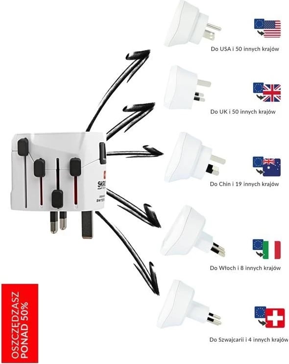 Adapter universal SKROSS PRO 6 w 1