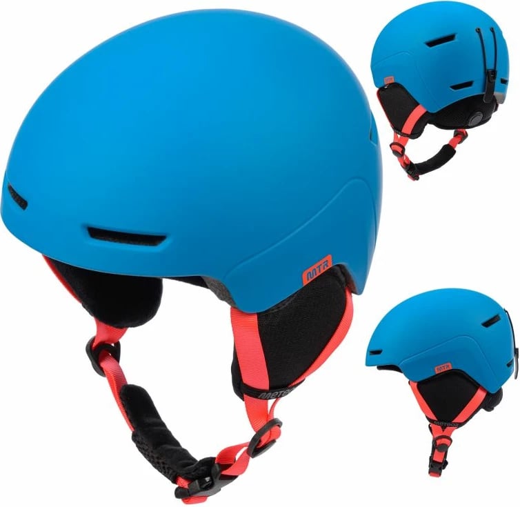 Helmetë për ski Meteor, unisex, blu