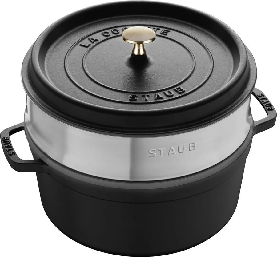 Tenxhere rrethore ZWILLING STAUB 40511-297-0, 5.25 L, e zezë