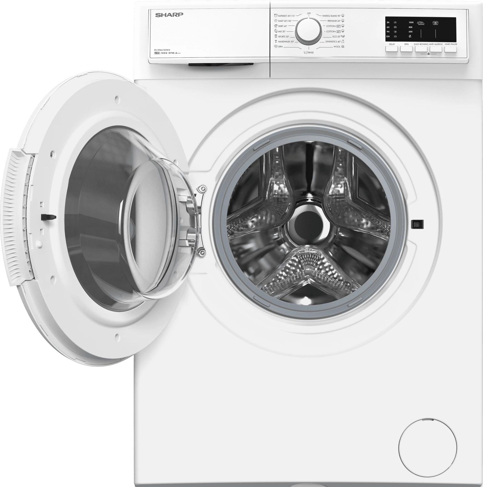 RROBALARËSE SHARP ES-HFA6103W2-EE 6KG 1000 RPM