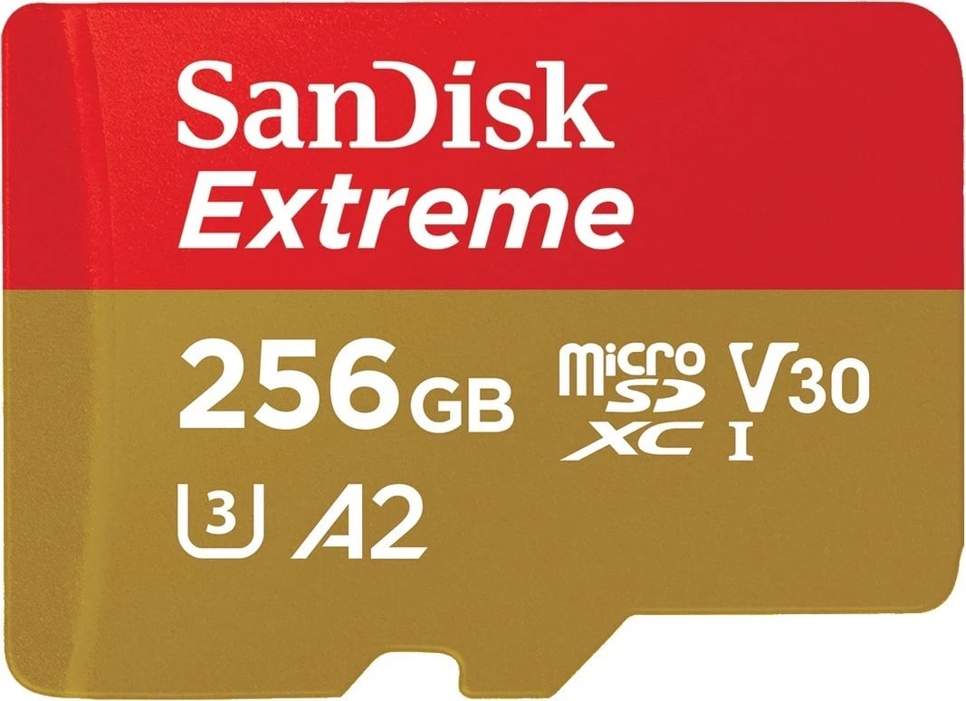 Kartë e memories SanDisk, microSDXC Extreme,  256GB