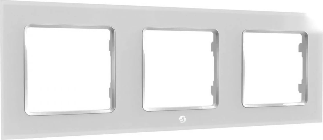 Shelly Wall Switch Frame, Shelly WF3, 220 mm, 80 mm, 1 cm, White