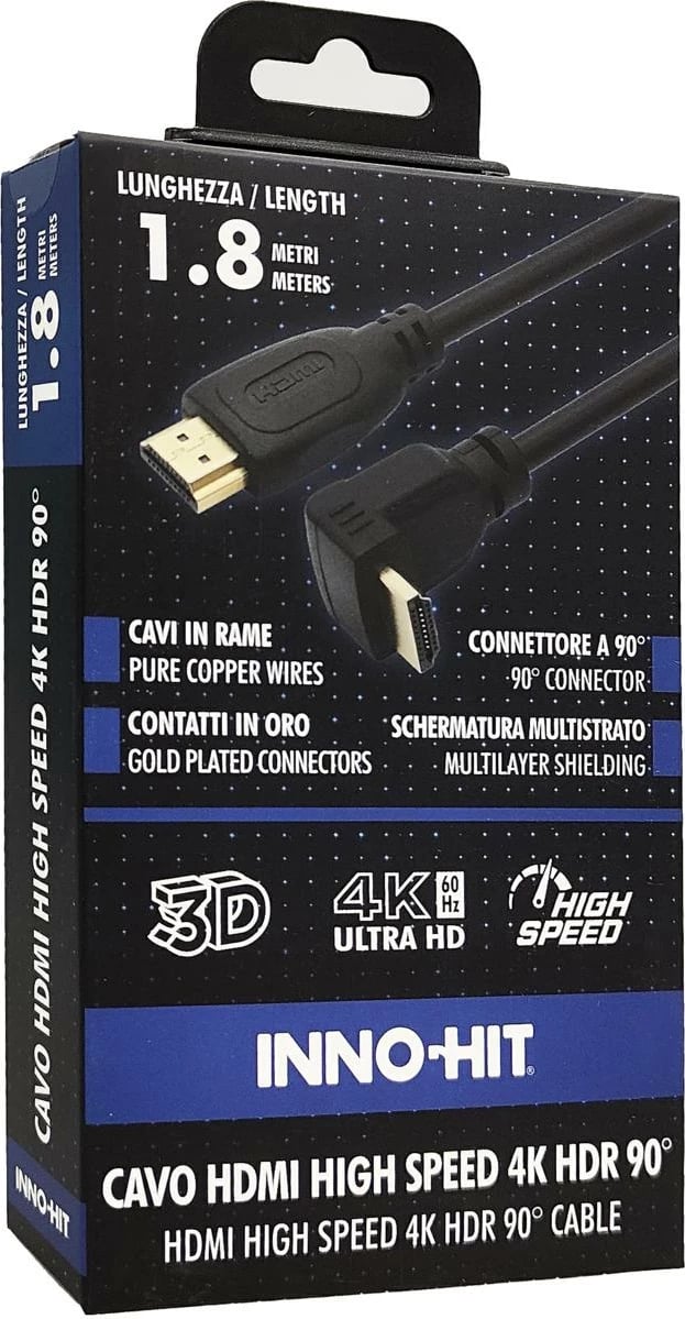 Kabëll HDMI Inno-Hit 1.8m, i zi