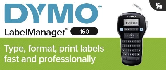 Printer i etiketave DYMO LabelManager LM160 laber printe, Wi-Fi, e zezë