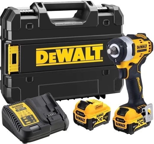 Çelës fuqie DeWALT DCF901P2-QW, 1/2" 340 N⋅m, Zi dhe Verdhe, 12 V